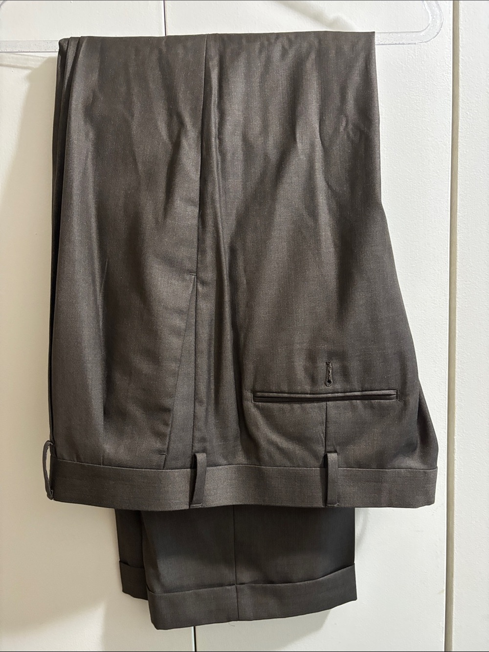 Classic Dark Brown Dress Pants